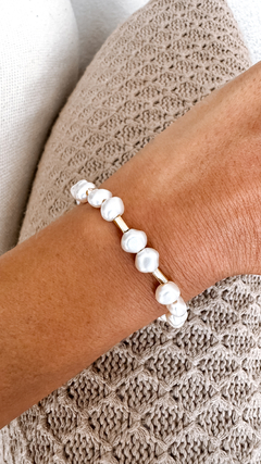 Pulseira Rachel Dourada - Sou Linda Semijoias
