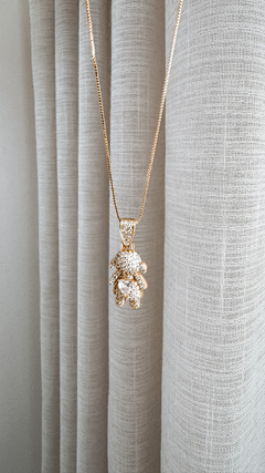 Pingente Menina Zirconia Dourado - Sou Linda Semijoias