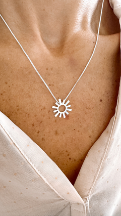 Colar Solar Prata - loja online