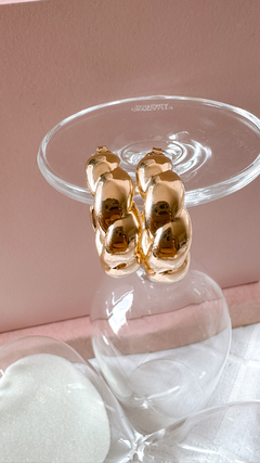 Argola Diná Dourada - comprar online