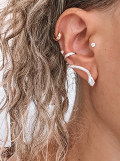Ear Hook Cobra Prata - comprar online