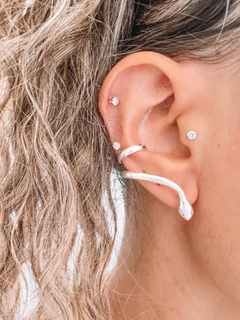 Ear Hook Cobra Prata - loja online