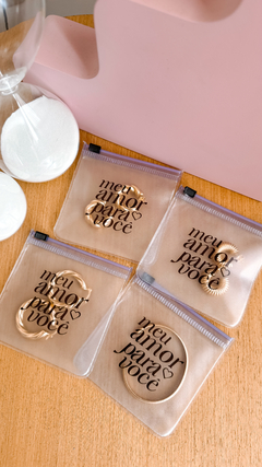 Porta Acessório ZipLock - "Meu amor para você" - comprar online