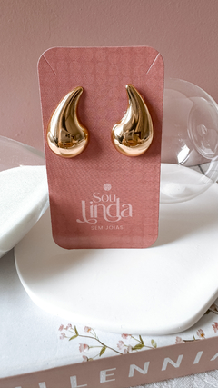 Brinco Hailey Dourado - loja online