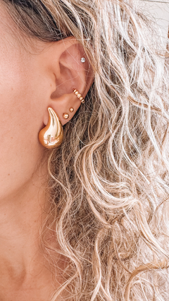 Brinco Hailey Dourado - comprar online