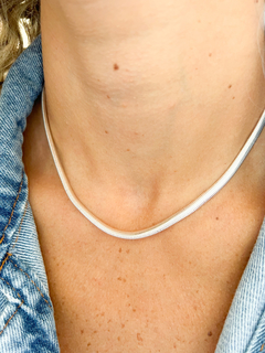 Choker Malha Prata - comprar online