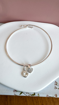 Pingente Cristal Prata - comprar online