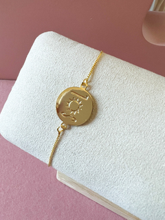 Pulseira Sol Dourada