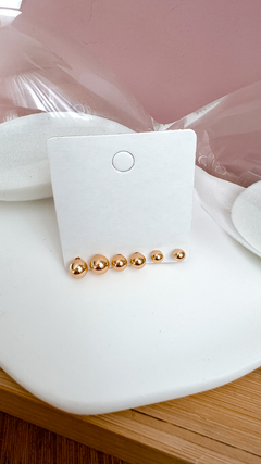 Trio Bolinhas Perfeito Dourado na internet
