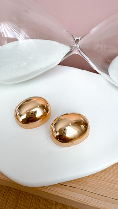 Brinco Botão Dourado - loja online