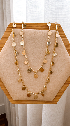 Colar Marjorie Longo Dourado - Sou Linda Semijoias