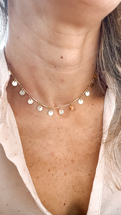 Choker Marjorie Dourada - comprar online