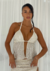 TOP MARILYN PAILLETTE CREMA - comprar online