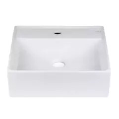 Cuba Apoio Quadrada 41X14,5cm Branco Docol Louça - comprar online