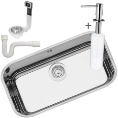 Cuba Prime 56x34X17 Escape Brilho + Dosador Docol + Sifão