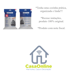 Saco de Lixo Tramontina 40 Litros com 15 Unidades