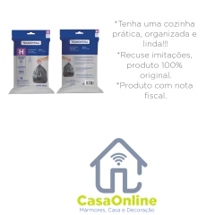 Saco Para Lixo Tramontina 20 Litros com 30 Unidades