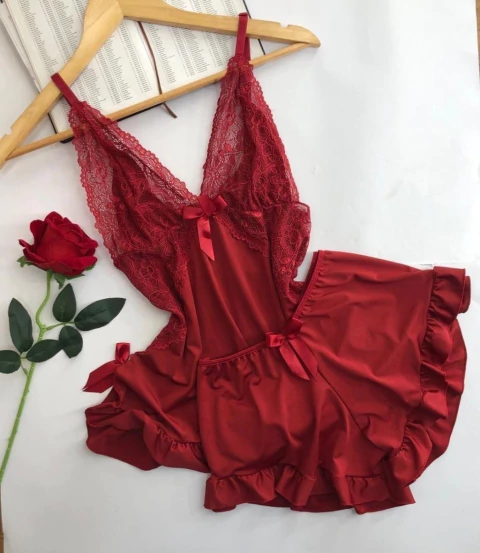 Baby doll Maria vermelho - comprar online