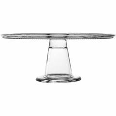 Prato de Bolo de Vidro com Pé - comprar online