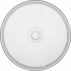 Prato de Bolo de Vidro com Pé na internet