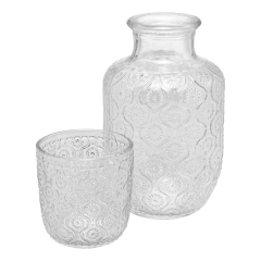 Moringa de Vidro com Copo Daisy 500ml/145ml Wolff - comprar online