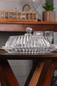 Manteigueira de Cristal de Chumbo 17cmx9cmx8,5cm Wolff - comprar online