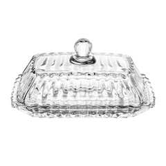 Manteigueira de Cristal de Chumbo 17cmx9cmx8,5cm Wolff
