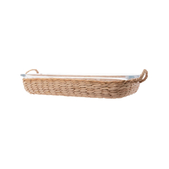 Refratário de Vidro Resistente ao Calor com Suporte em Fibra Natural 39,5cmx24cmx5cm Wolff na internet