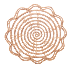 Cj 2 Descansos Panela Fibra Natural 20cm Lyor - comprar online