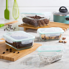 Pote Hermético Vidro 640ml Lyor - comprar online