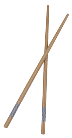 KIT HASHI DE BAMBU 10 PEÇAS na internet
