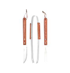 CHURRASCO FACA/GARFO/PEG 3PCS