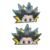 Stickers lenticulares 3D Gon de HunterXHunter (2 formas)