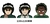 Stickers Lenticulares 3D Rock Lee (3 formas)