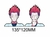 Stickers Lenticulares 3D Hisoka (2 formas)