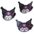 Sticker Lenticular 3D kuromi (3 formas)