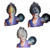 Stickers Lenticulares 3D Gohan mayor (3 formas)