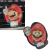Sticker lenticular 3D de Mario Bross (2 formas)