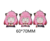 Stickers Lenticulares 3D Anya (3 formas)
