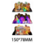 Stickers Lenticulares 3D Kiuby Shukaku Kyūbi ( 3 formas)