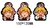 Stickers Lenticulares 3D Zenitsu Agatsuma llorando (3 formas)