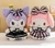 Peluche My Melody estilo Gótica 30 cm - Tricky Kids