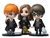 Set de gashapones HarryPotter (x3) con mascotas. en internet