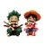 Figuras estilo gashapones de Luffy Y zoro (13 cm) con caja. - comprar online