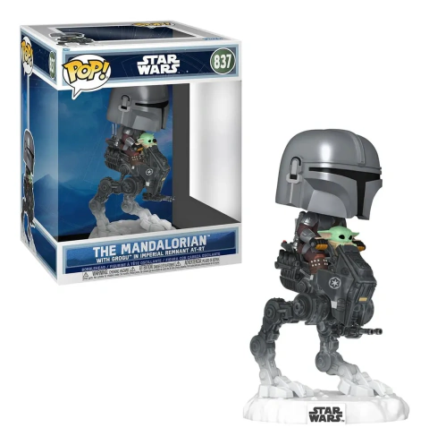 Funko Pop! Star Wars: Mandalorian Con Grogu En Ar-rt #837
