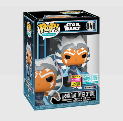 Funko Pop! Star Wars: Ahsoka Tano (Kyber Crystal) (#849) | SDCC 2026 Limited Edition – SUPREME (LE 9.500)