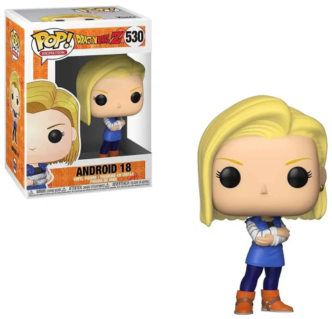 Funko Pop! Dragon Ball Z: Androide 18 (#530) - ¡La guerrera de la Patrulla Roja!