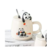 Taza De Cerámica Oso panda + Bombilla de cristal y Tapita - Tricky Kids