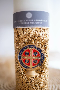 Vela São Bento Dourada - loja online