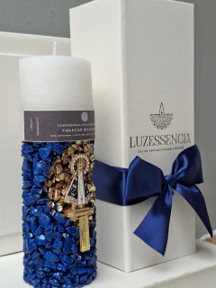 Vela Nossa Senhora Aparecida Azul - comprar online